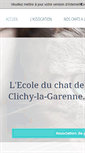 Mobile Screenshot of ecoleduchat-clichy.fr