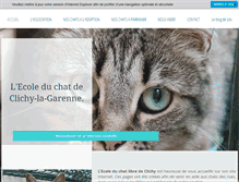 Tablet Screenshot of ecoleduchat-clichy.fr